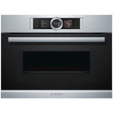 Компактный духовой шкаф с микроволновым режимом Bosch CMG636BS2