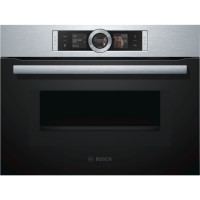 Компактный духовой шкаф с микроволновым режимом Bosch CMG636BS1 - выставочный образец